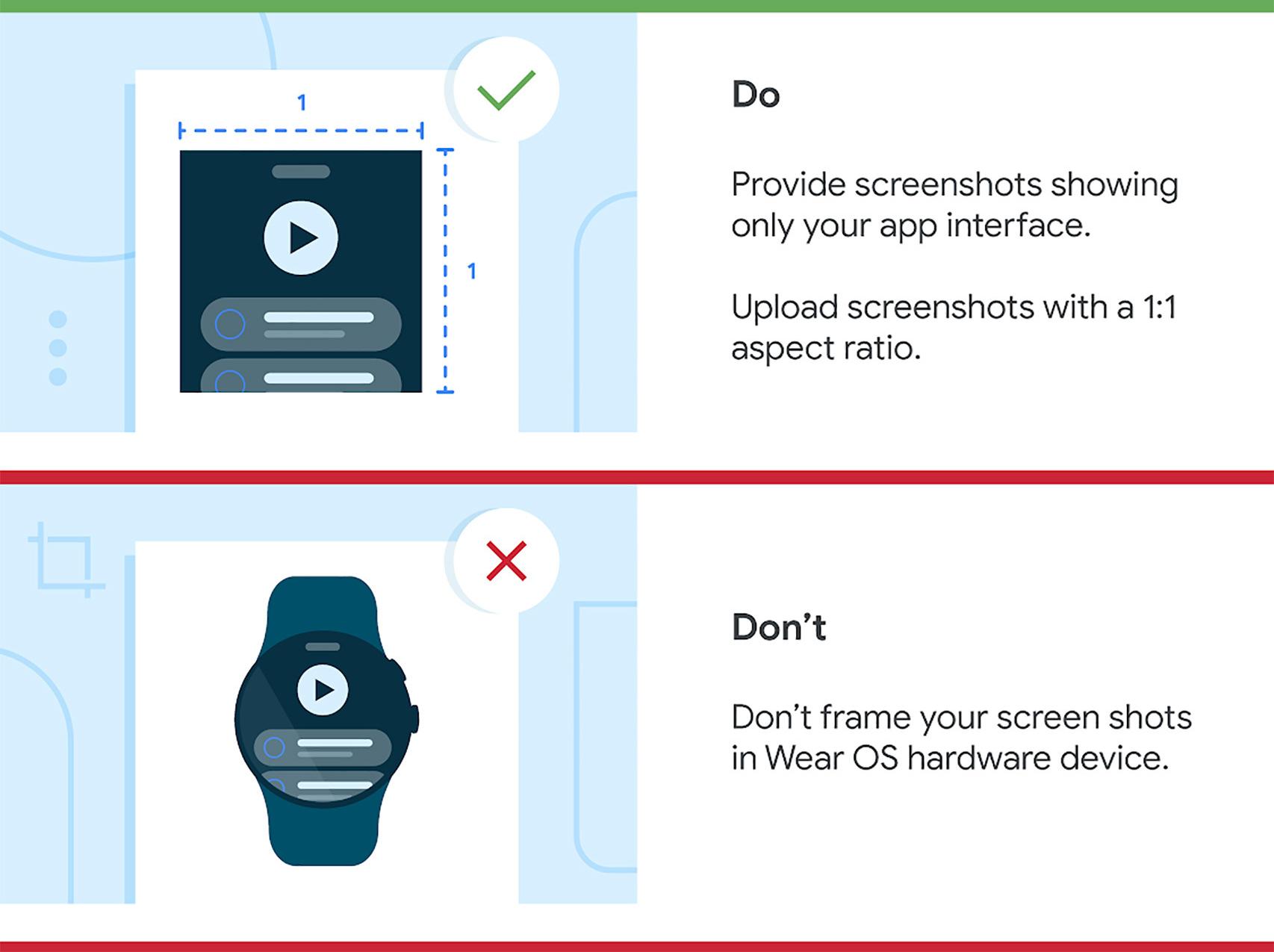 Pautas para mejoras apps en Wear OS 3