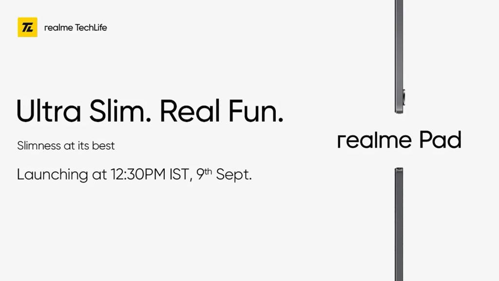 Teaser de la realme Pad