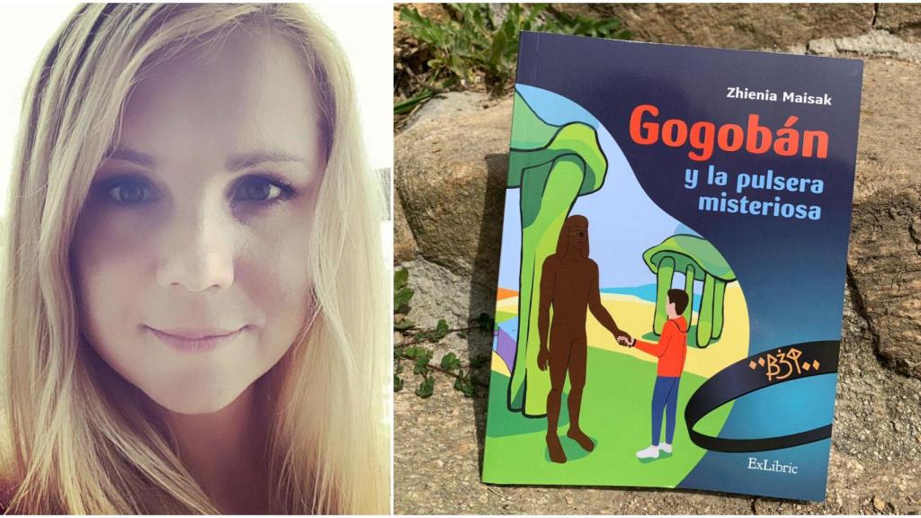 Zhienia Maisak, escritora bielorrusa en Galicia: Es un placer cuando los niños me leen