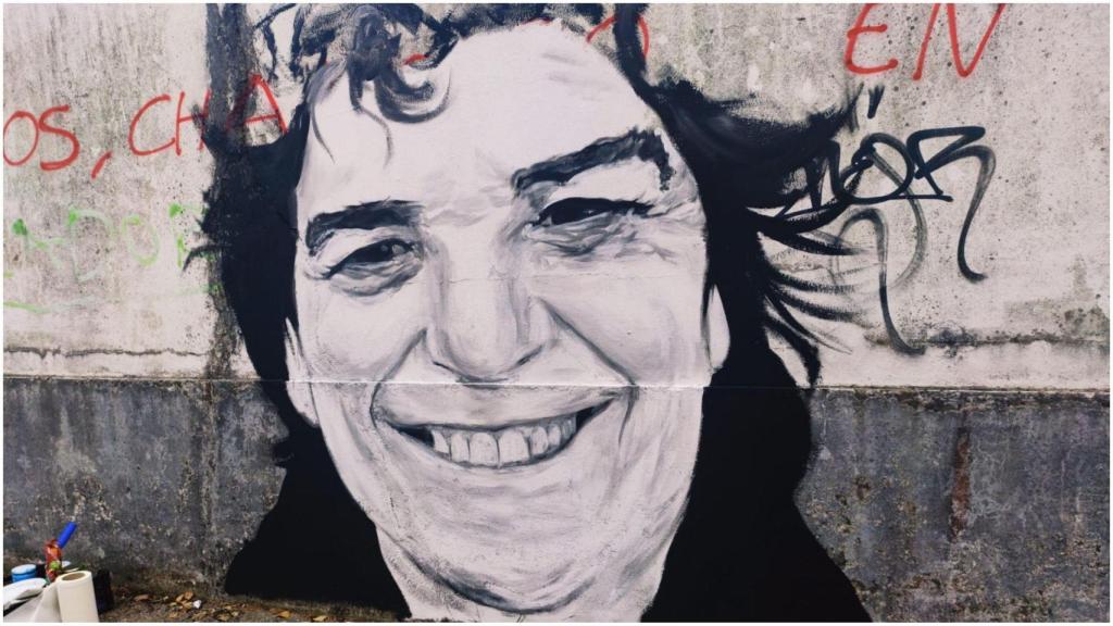 La sonrisa de Paula en la Estrada de Catabois.