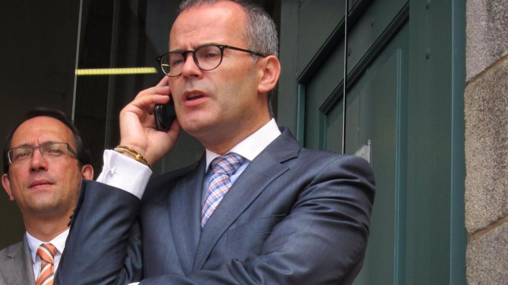 Jesús Vázquez Abad en su etapa de conselleiro de Educación.