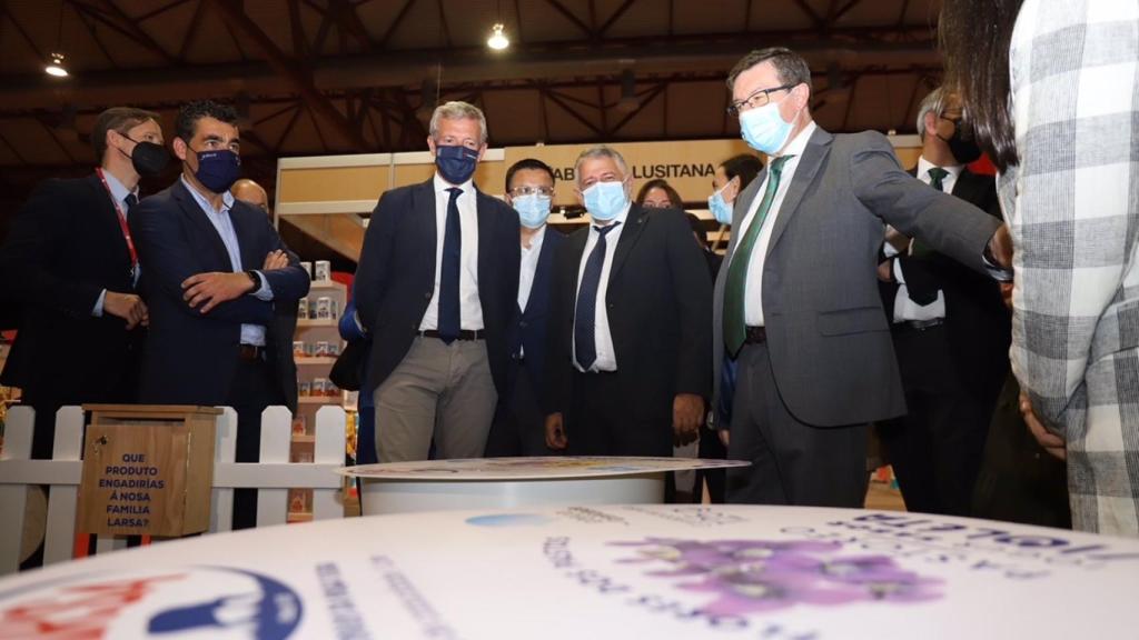 El vicepresidente de la Xunta durante el acto de inauguración.