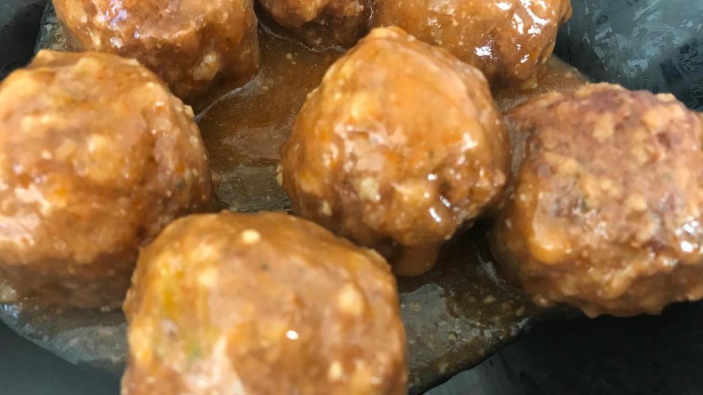 Las albóndigas compradas en Alcampo.