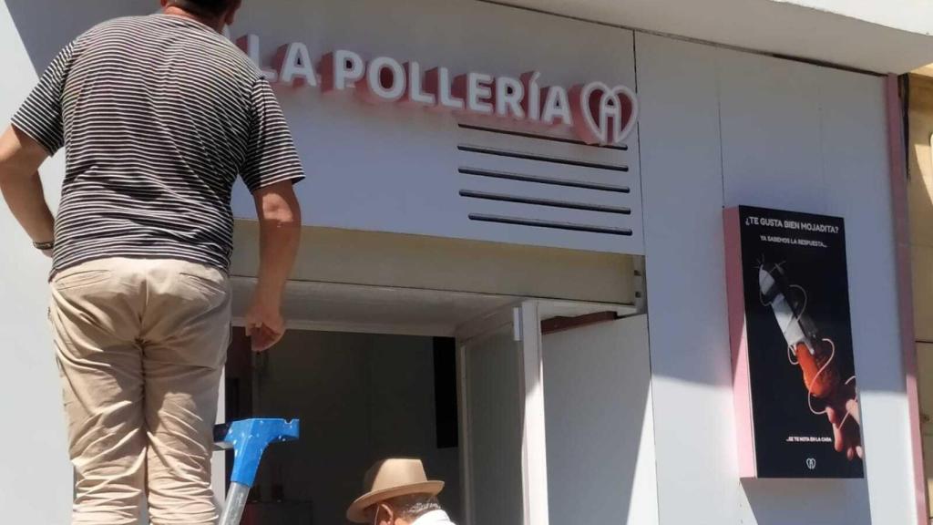 El nuevo local de 'La Pollería' en Málaga.
