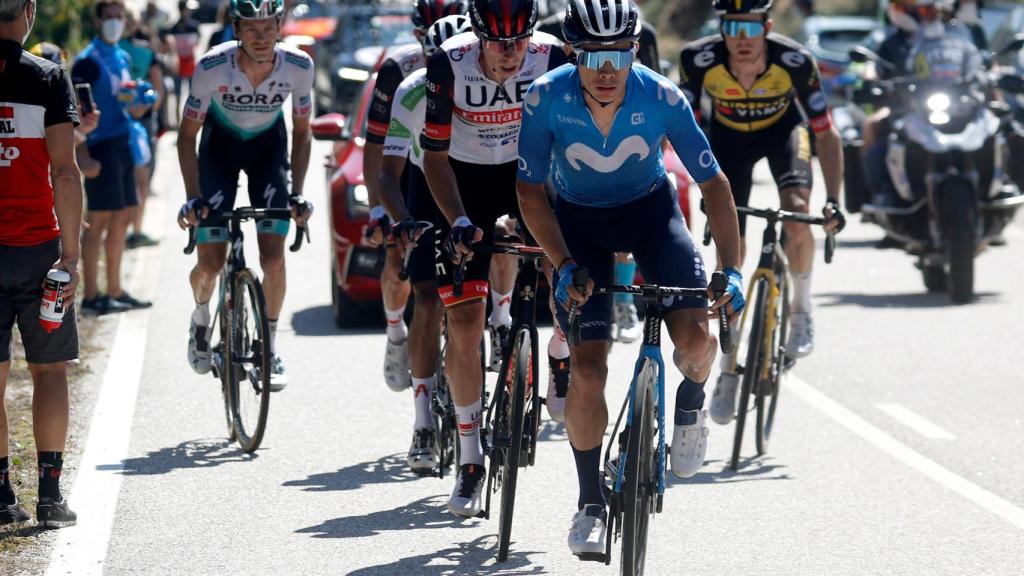 Miguel Ángel López en la etapa 20 de La Vuelta 2021