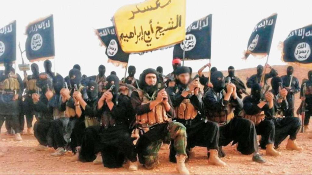 Miembros armados del ISIS-K.