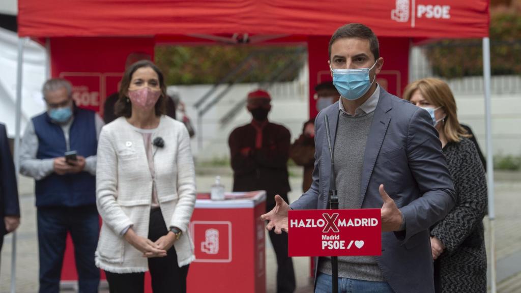 Juan Lobato, portavoz adjunto del PSOE en la Asamblea de Madrid.