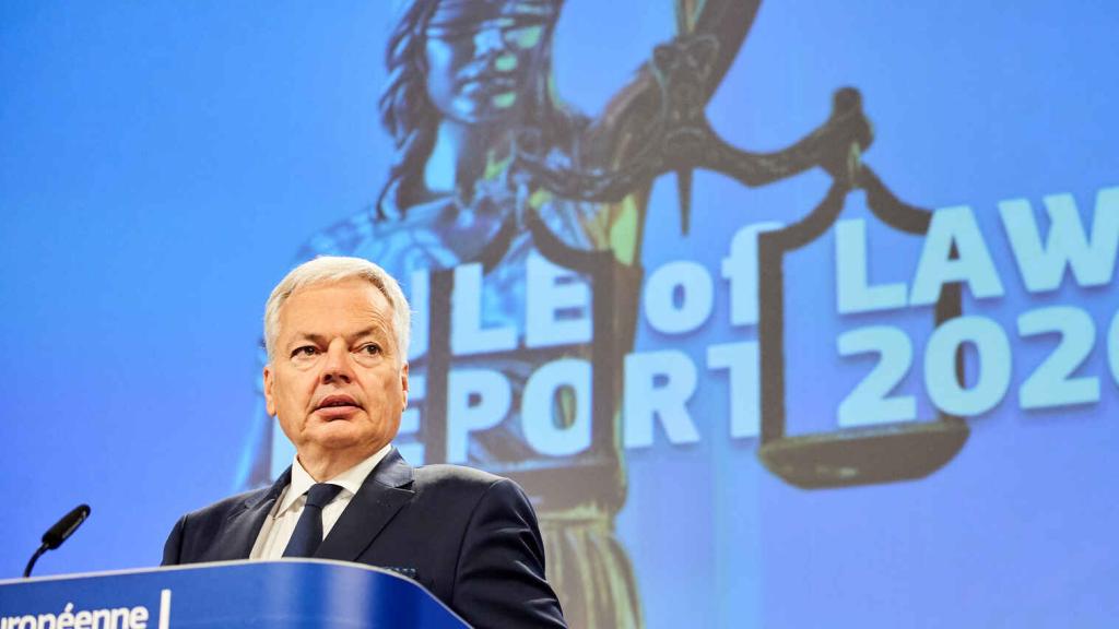 Didier Reynders, comisario de Justicia de la UE.
