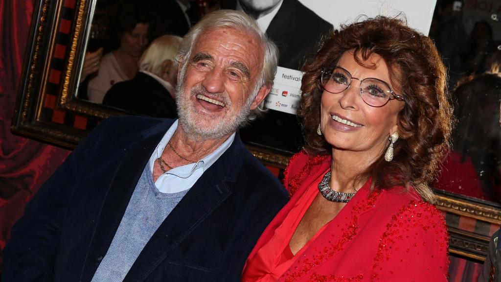 Sofia Loren junto a Jean-Paul Belmondo en una imagen de archivo fechada en octubre de 2015.