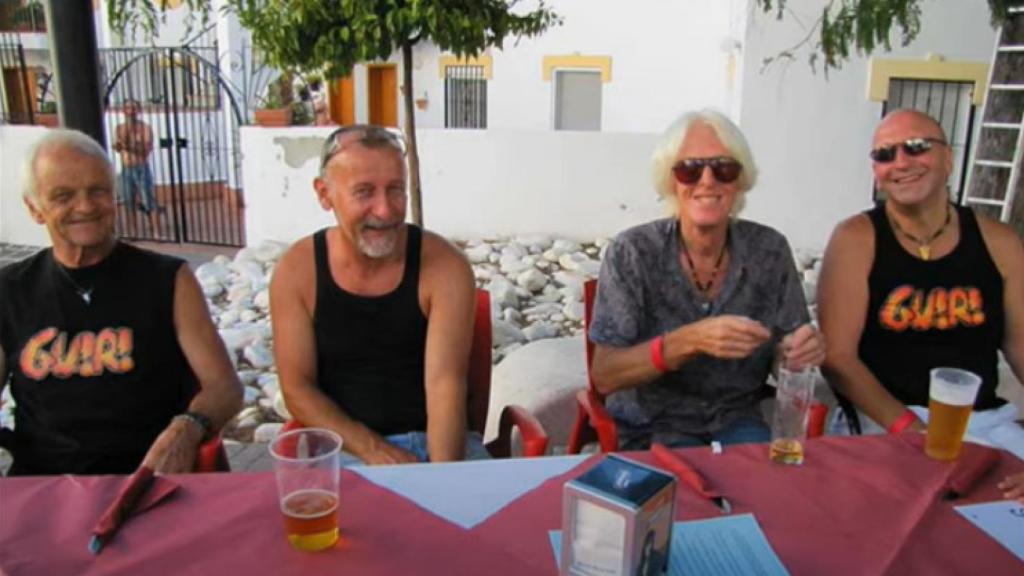 Algunos integrantes de la banda Gu!r!.