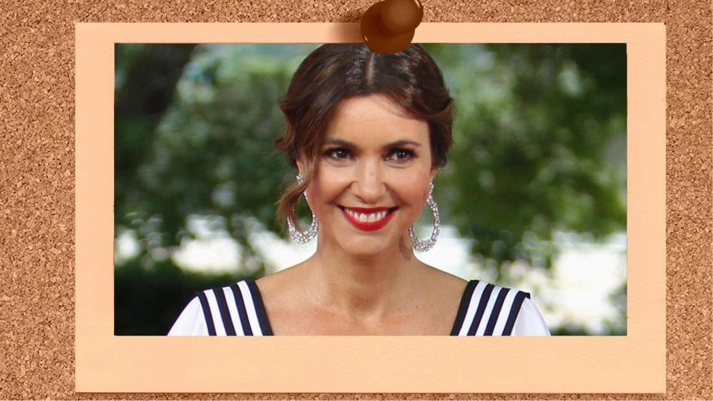 La presentadora Arancha del Sol en montaje de JALEOS.