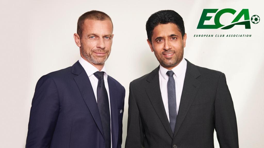 Aleksander Ceferin y Nasser Al-KhelaÏfi