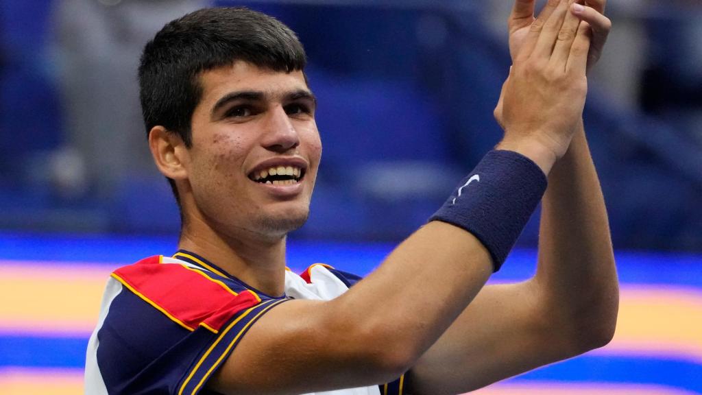 Carlos Alcaraz, en el US Open