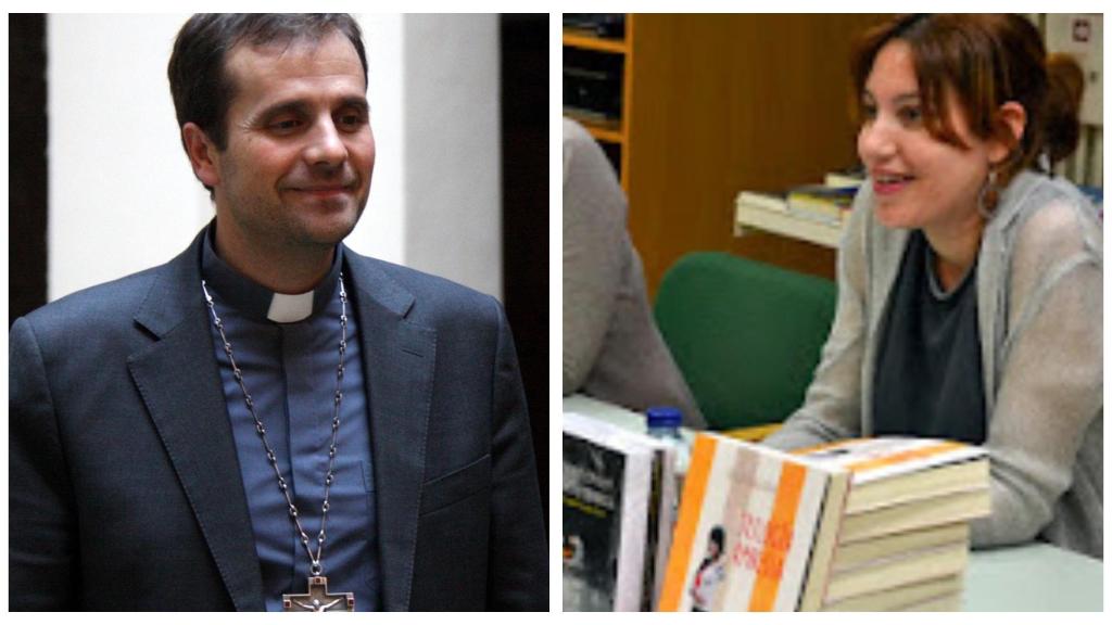 A la izquierda Novell y a la derecha Caballol.