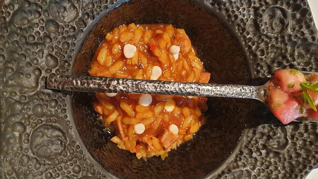Uno de los arroces incluidos en el menú preparado por Susi Díaz.