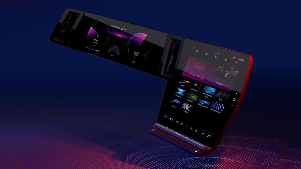 Pantalla del Renault Megane E-Tech