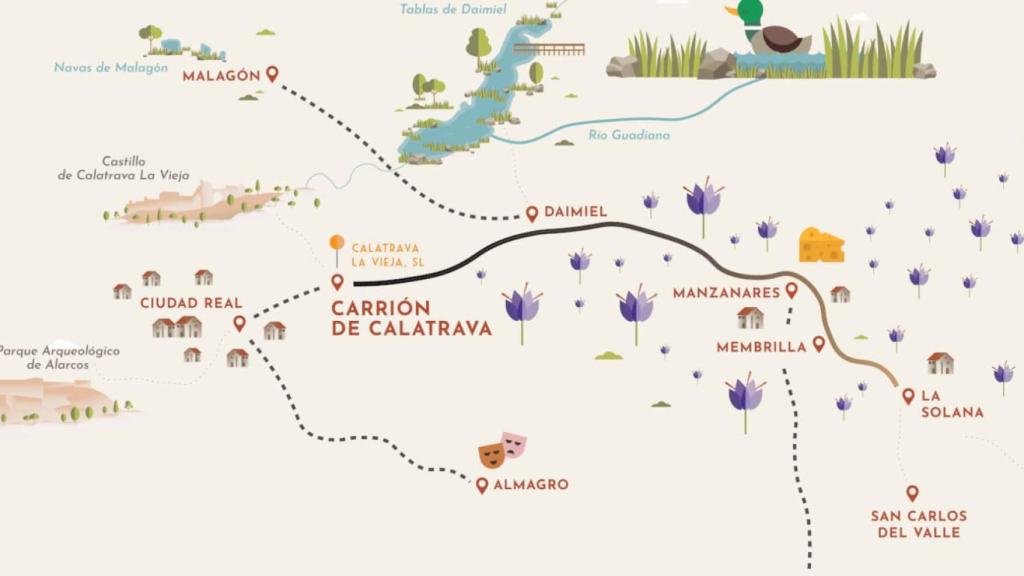 Camino 5 del Azafrán de La Mancha