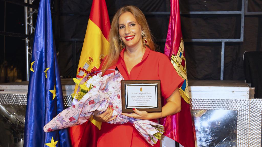 María Toledo, pregonera en Mocejón (Toledo)