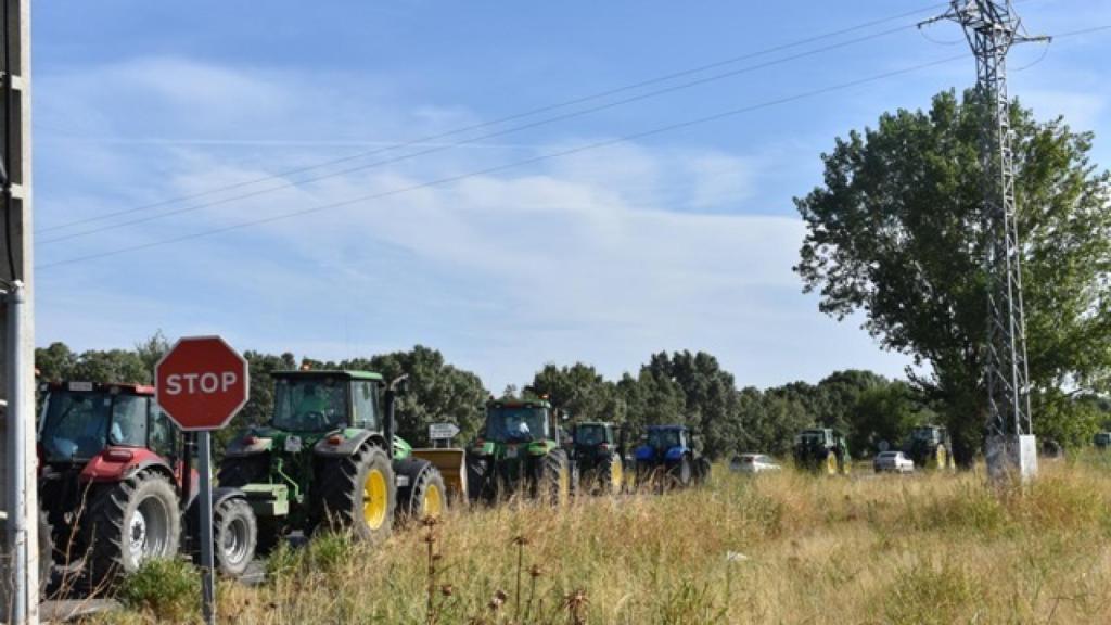 Manifestación de ganaderos en Talavera de la Reina