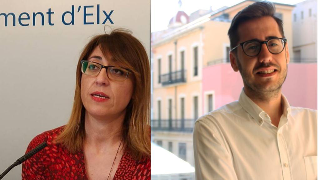 Patricia Maciá (PSOE) y Sergio Rodríguez (PP).