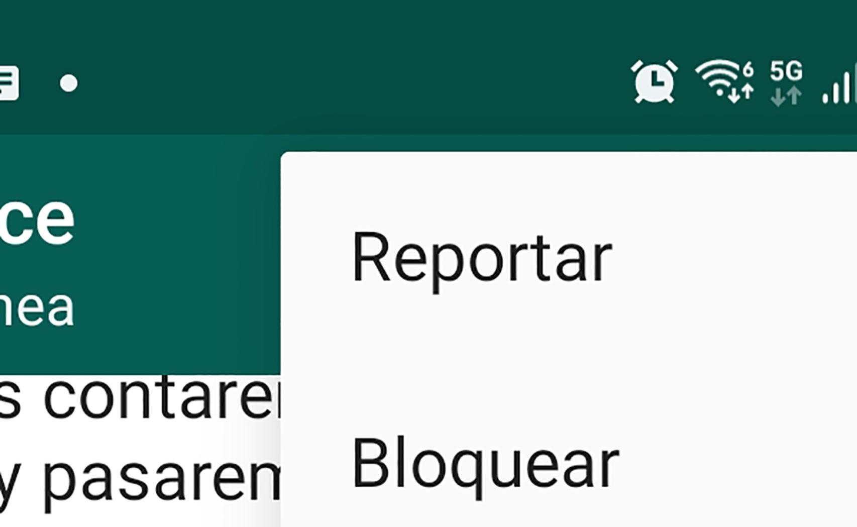 Reportar en WhatsApp