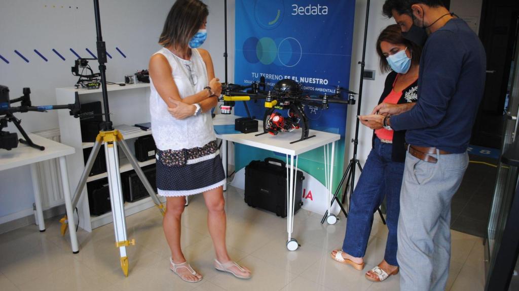 Visita de la directora de la Agencia Gallega de Innovación (Gain)