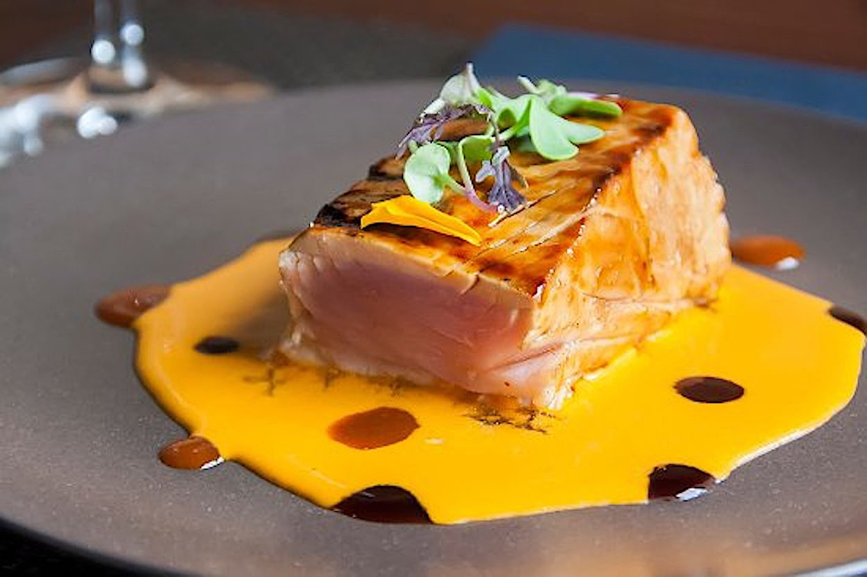 Teriyaki de bonito. Foto: Taberna do Trasno.