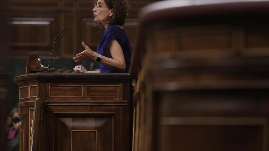 La ministra de Hacienda, María Jesús Montero.