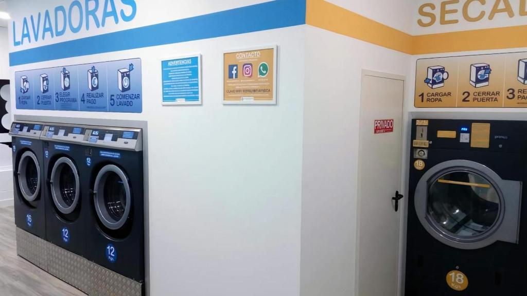 La colada del barrio, en A Coruña.