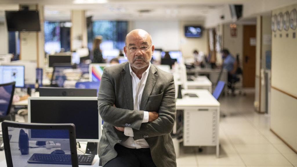 Expósito, en la redacción de Cope el día de la entrevista.