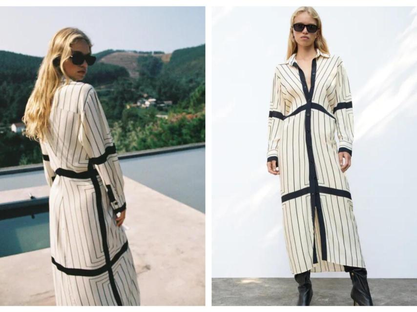 La propuesta de Zara, inspirada en el estilismo de Rose.