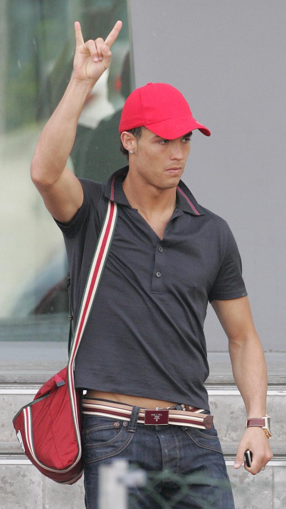 Cristiano Ronaldo durante su primera etapa en Manchester.