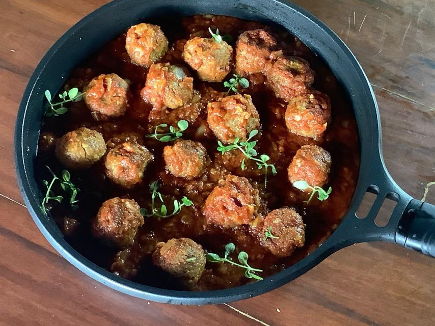 Las albóndigas de legumbres de María Jiménez.