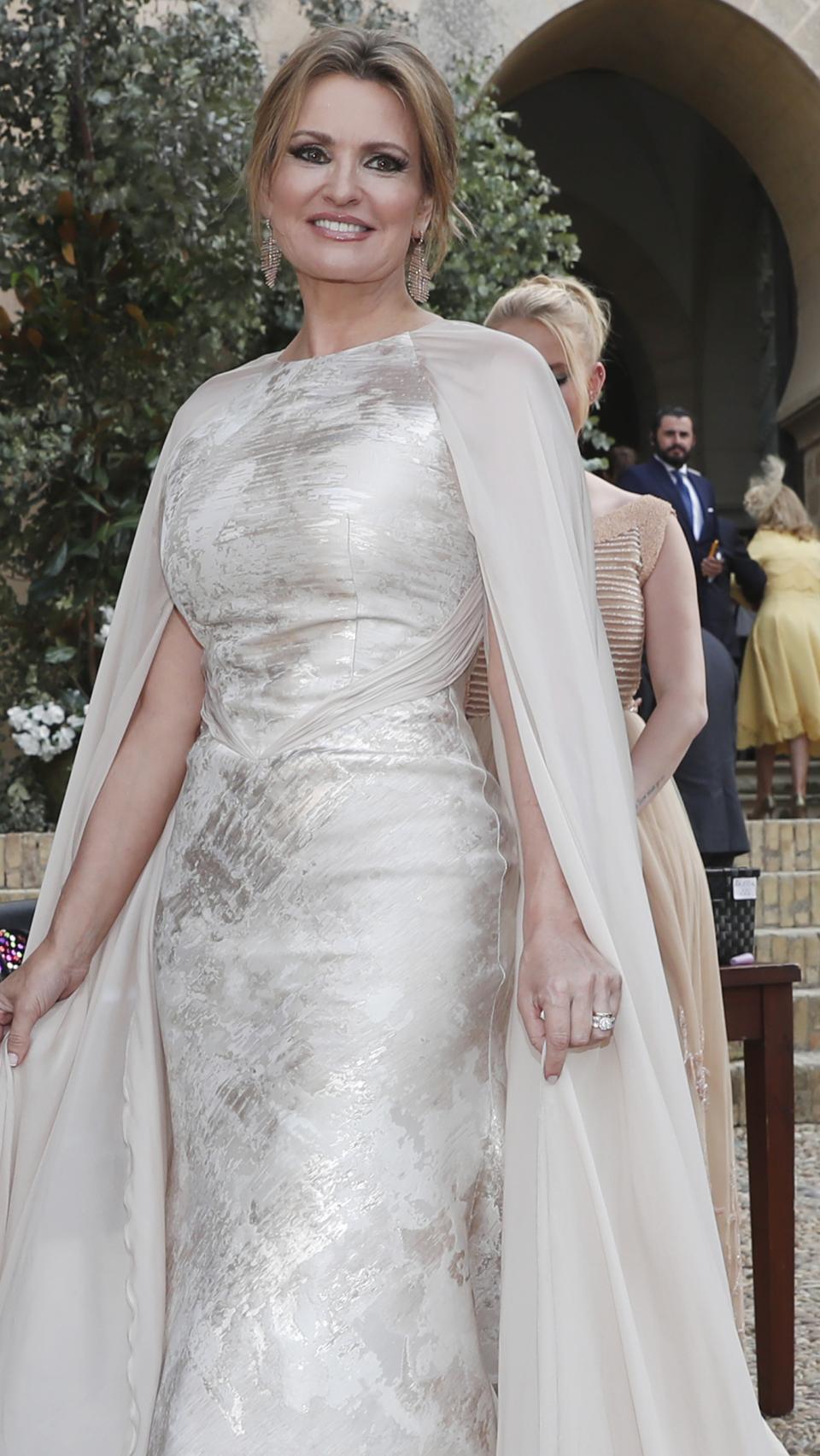 Arteta el día de su boda con Urrea en 2019.