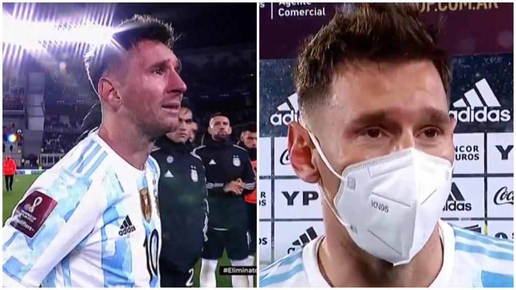 Leo Messi, con Argentina
