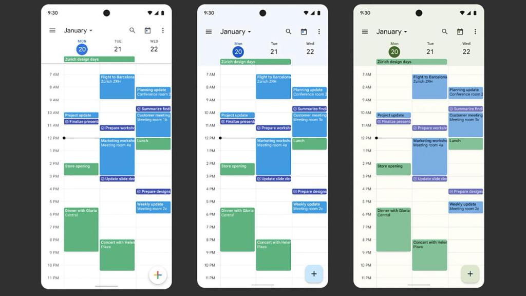 Todas las apps de Google con Material You