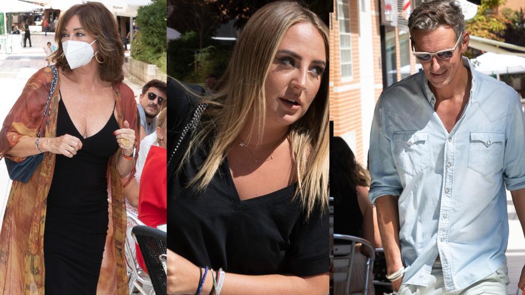 Quintana, Rocío Flores y Joaquín Prat en un montaje de JALEOS.