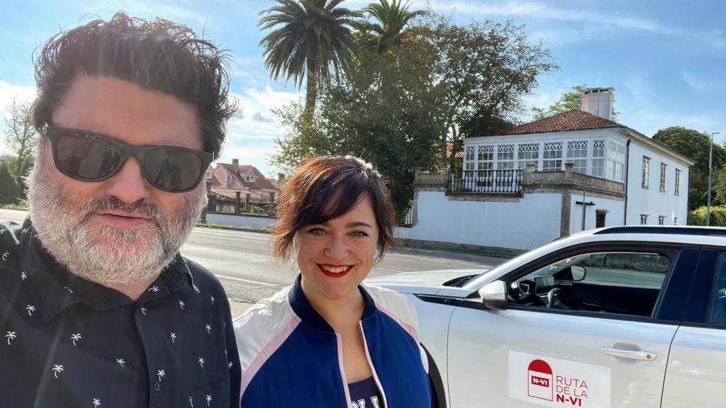 Los creadores de la iniciativa justo antes de emprender la salida