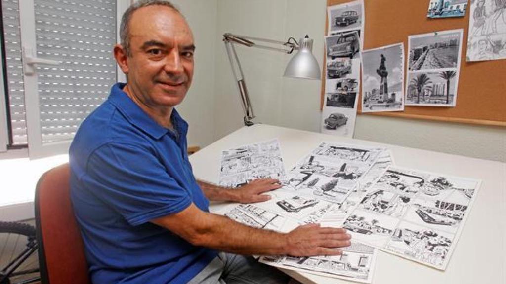 Manresa, en su estudio.