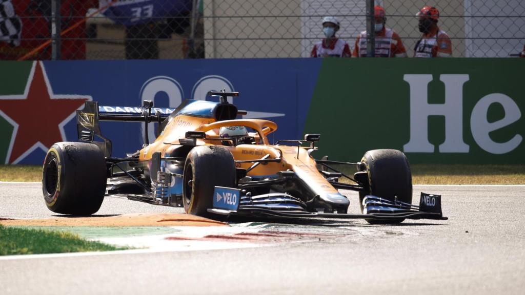 Daniel Ricciardo, durante el Gran Premio de Italia en Monza