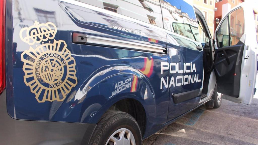 Vehículo de la Policía Nacional.