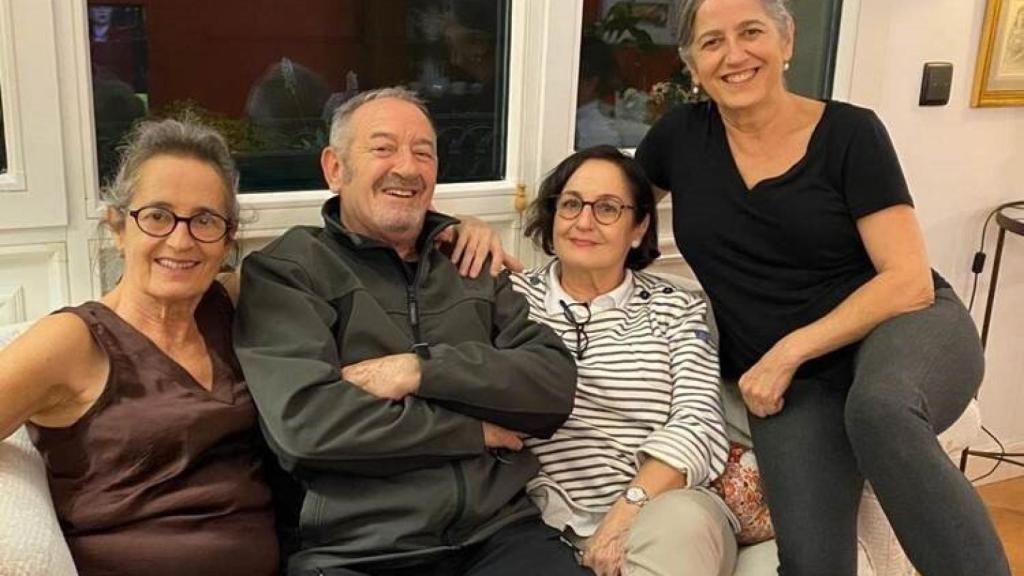 Los cuatro hermanos Arguiñano: Karlos,  Loinaz, María José y Eva.