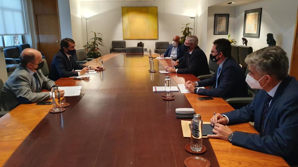 Reunión de Suárez Quiñones con el presidente de Renfe