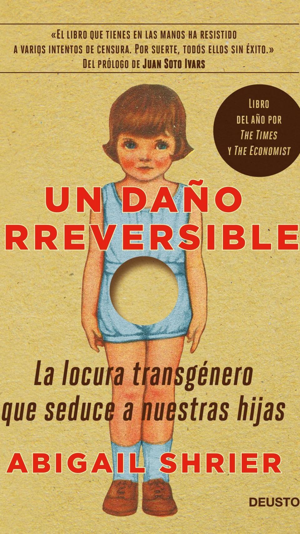 Portada de 'Un daño irreversible', de Abigail Shrier.