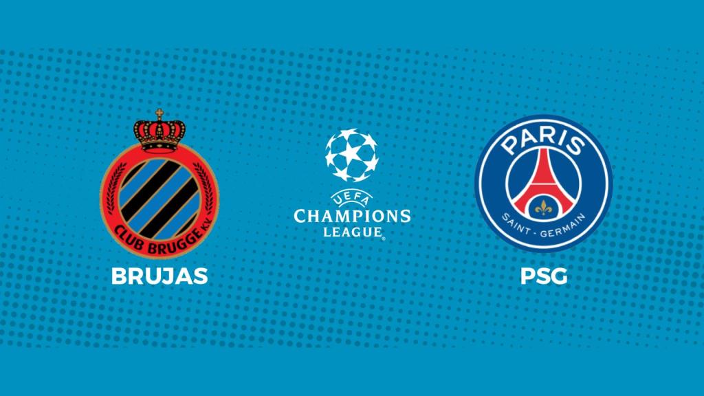 Brujas - PSG: siga en directo el partido de la Champions League