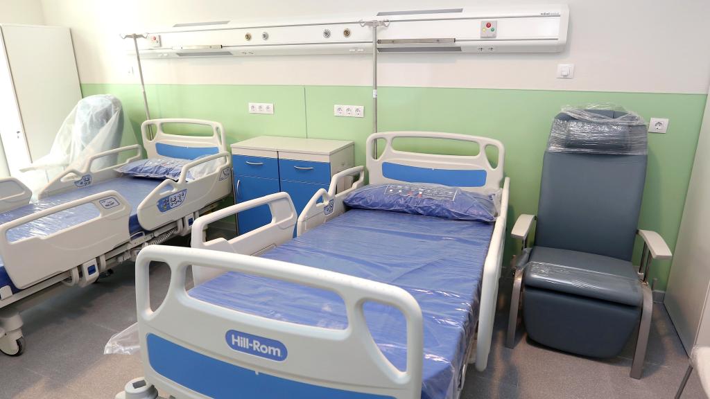 Una de las habitaciones del Hospital Universitario de Toledo.