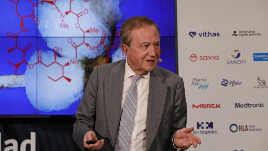 José María Fernández Sousa-Faro, presidente de Pharmamar, durante su intervención en la segunda jornada del II Simposio del Observatorio de la Sanidad.