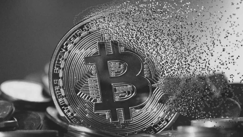 Imagen de un bitcoin.