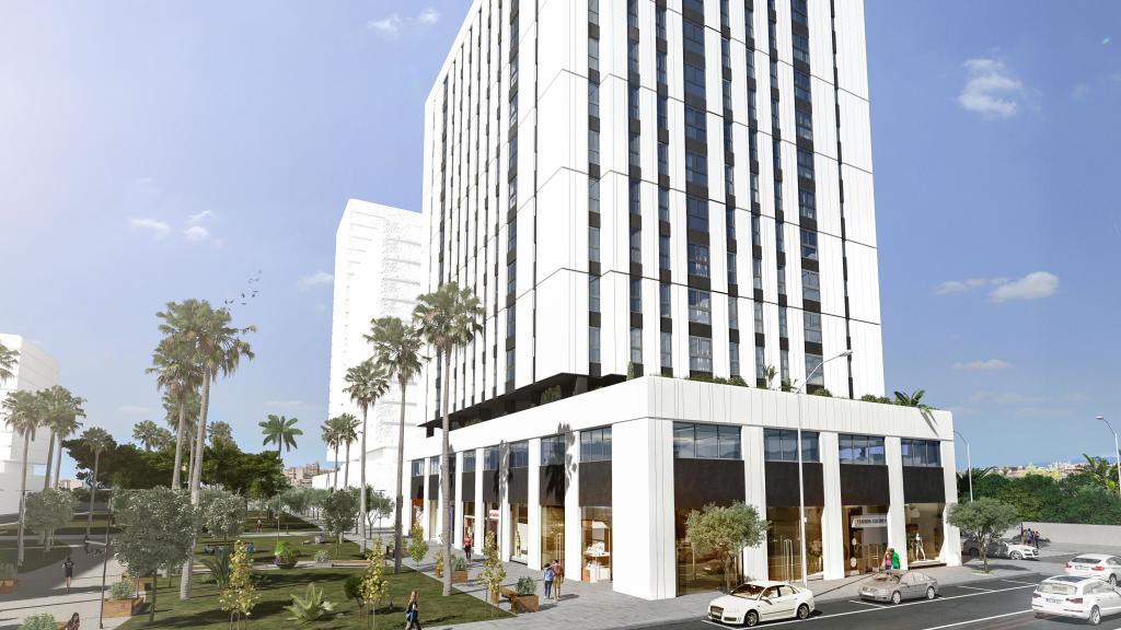 Diseño de las torres proyectadas en La Princesa, Málaga.