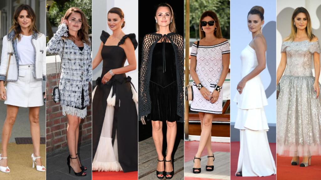 Penélope Cruz con todos los 'looks' que llevó al Festival de Cine de Venecia.